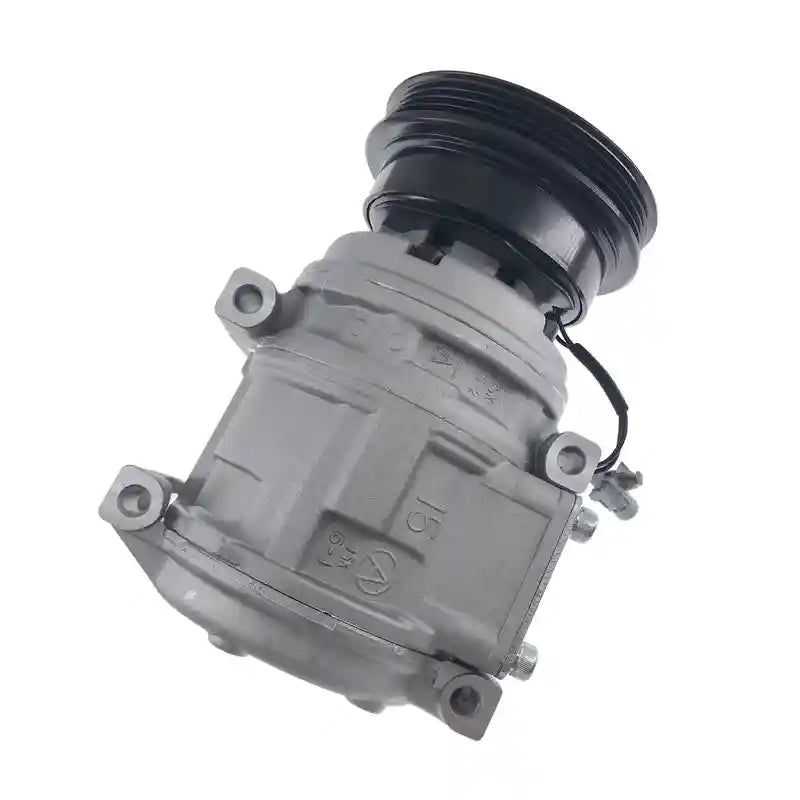 OEM Car air conditioning compressor on a white background