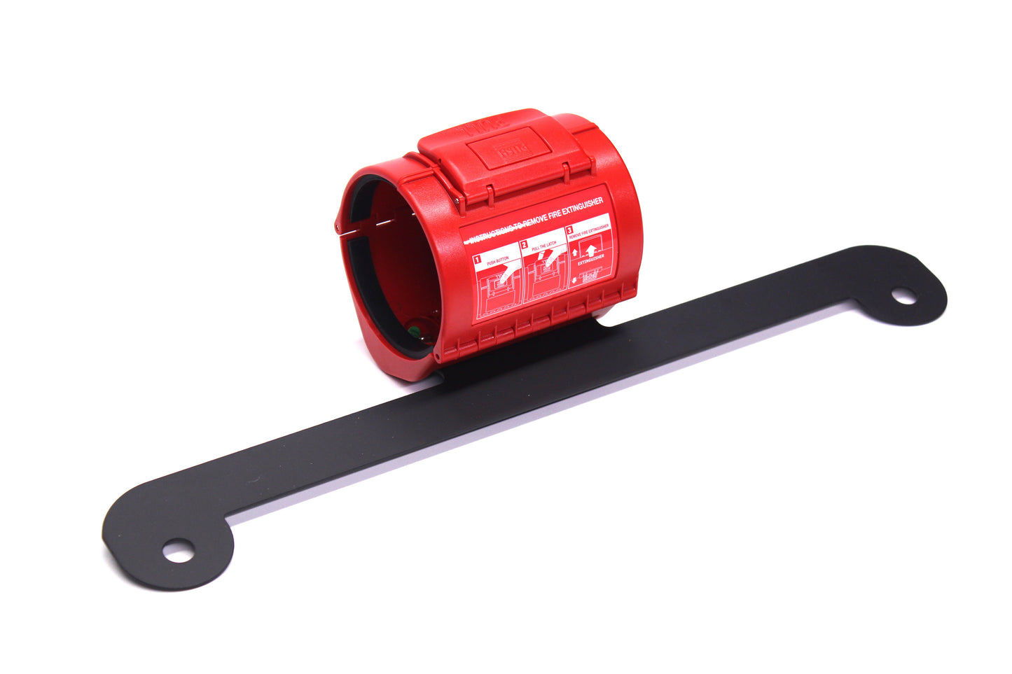 Fire Extinguisher Bracket on a white background