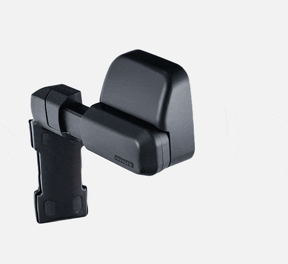 black towing mirror