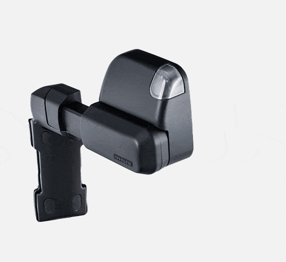 black towing mirror