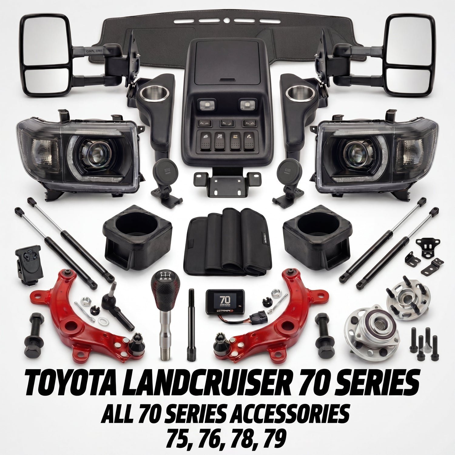 Aftermarket Accessories for the LandCruiser 70 Series 75, 76, 78, 79