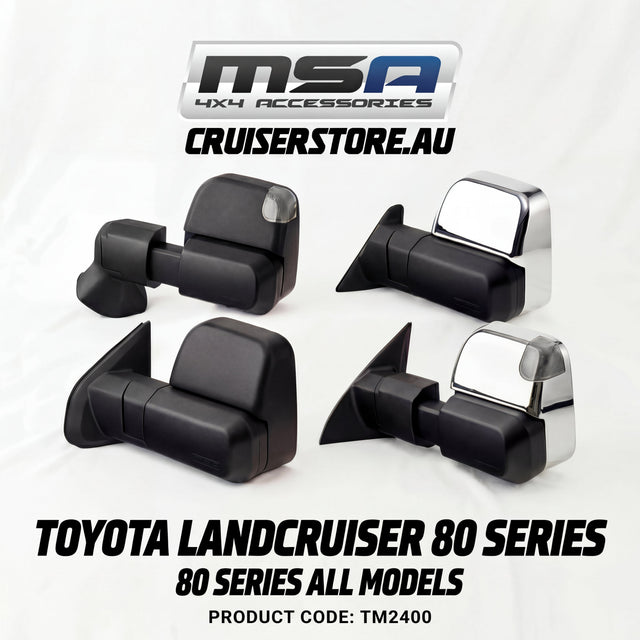 80 series landcruiser msa mirrors upgrade