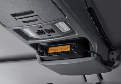 Close-up view of Land Cruiser 80 Series Roof Console