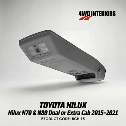 4WD-Interiors-Roof-Console-RCHl15-Toyota-Hilux-N70-N80 Dua-or-Extra-Cab-2015–2021