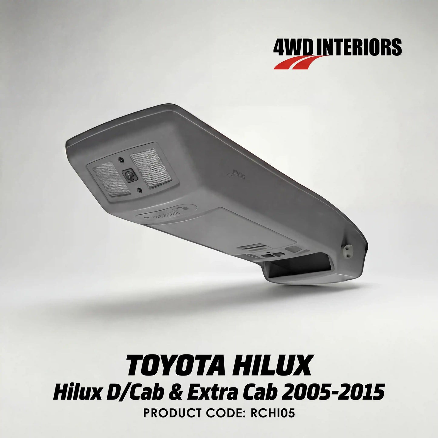 4WD-Interiors-Roof-Console-Suitable-for-Toyota-Hilux-D-Cab-&-Extra-Cab-2005-2015-RCHI05