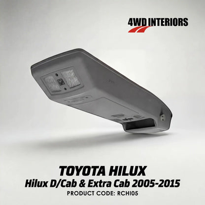 4WD-Interiors-Roof-Console-Suitable-for-Toyota-Hilux-D-Cab-&-Extra-Cab-2005-2015-RCHI05