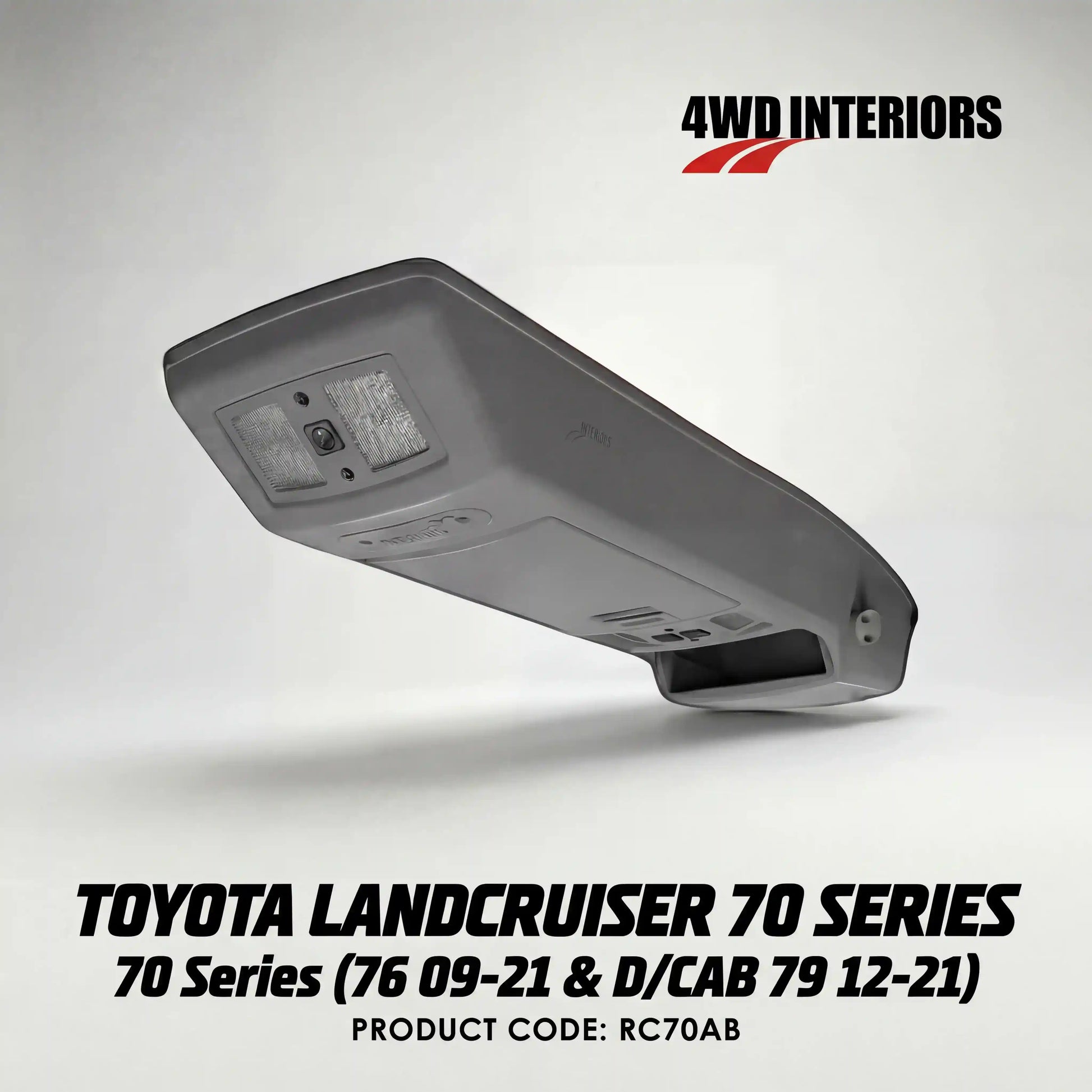 4WD-Interiors-Roof-Console-Suitable-for-Toyota-Landcruiser-70-Series-76-09-21-D-CAB-79-12-21-RC70AB