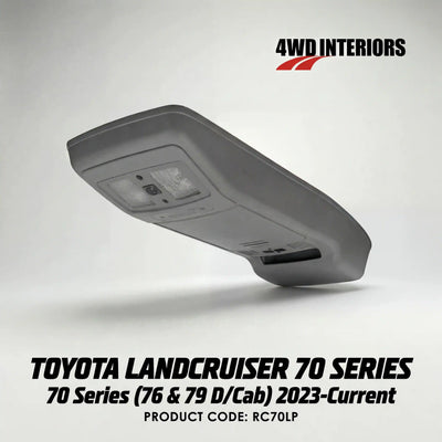 4WD-Interiors-Roof-Console-Suitable-for-Toyota-Landcruiser-70-Series-76-79-D-Cab-2023-Current-facelift-RC70LP