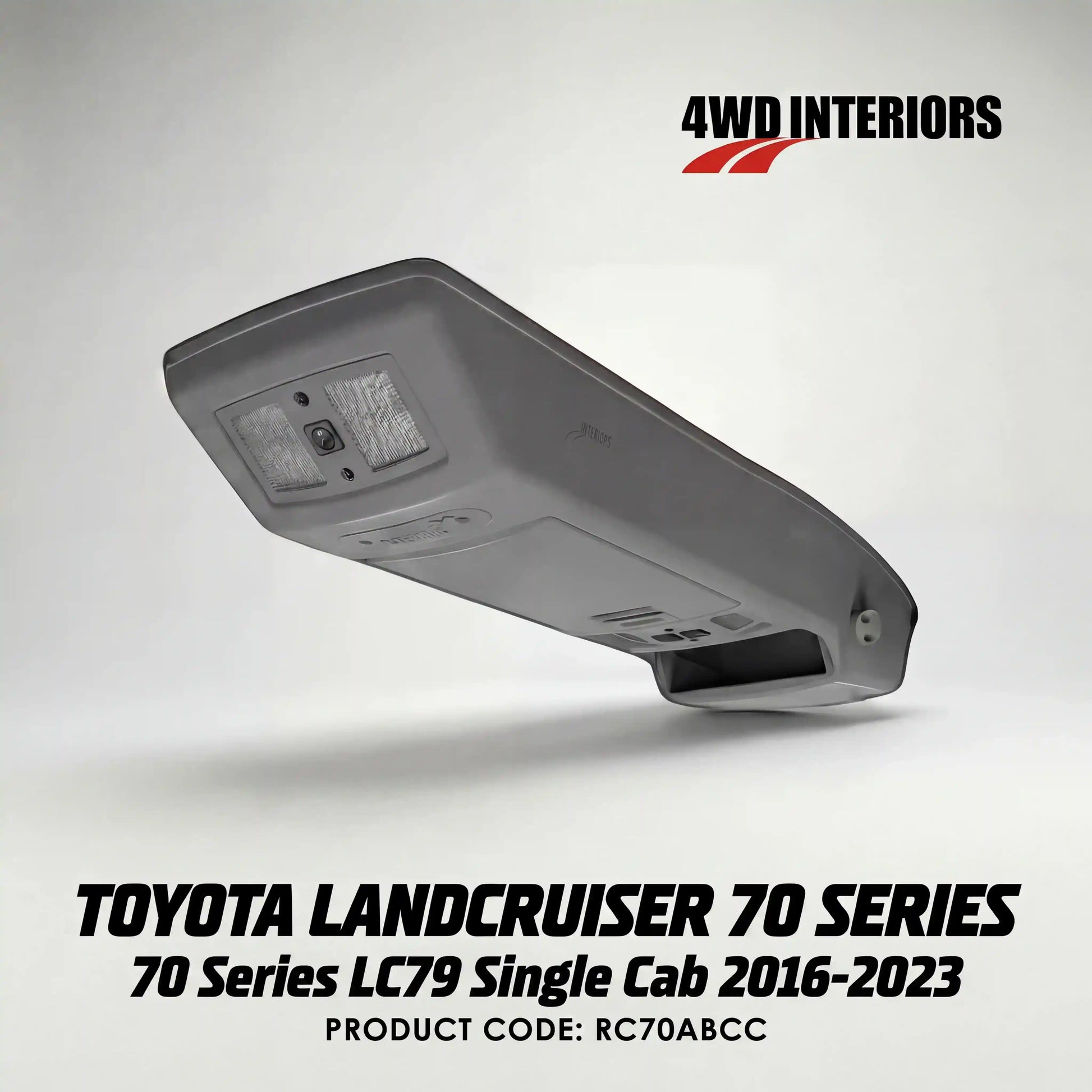 4WD-Interiors-Roof-Console-Suitable-for-Toyota-Landcruiser-70-Series-LC79 Single-Cab-2016-2023-RC70ABCC