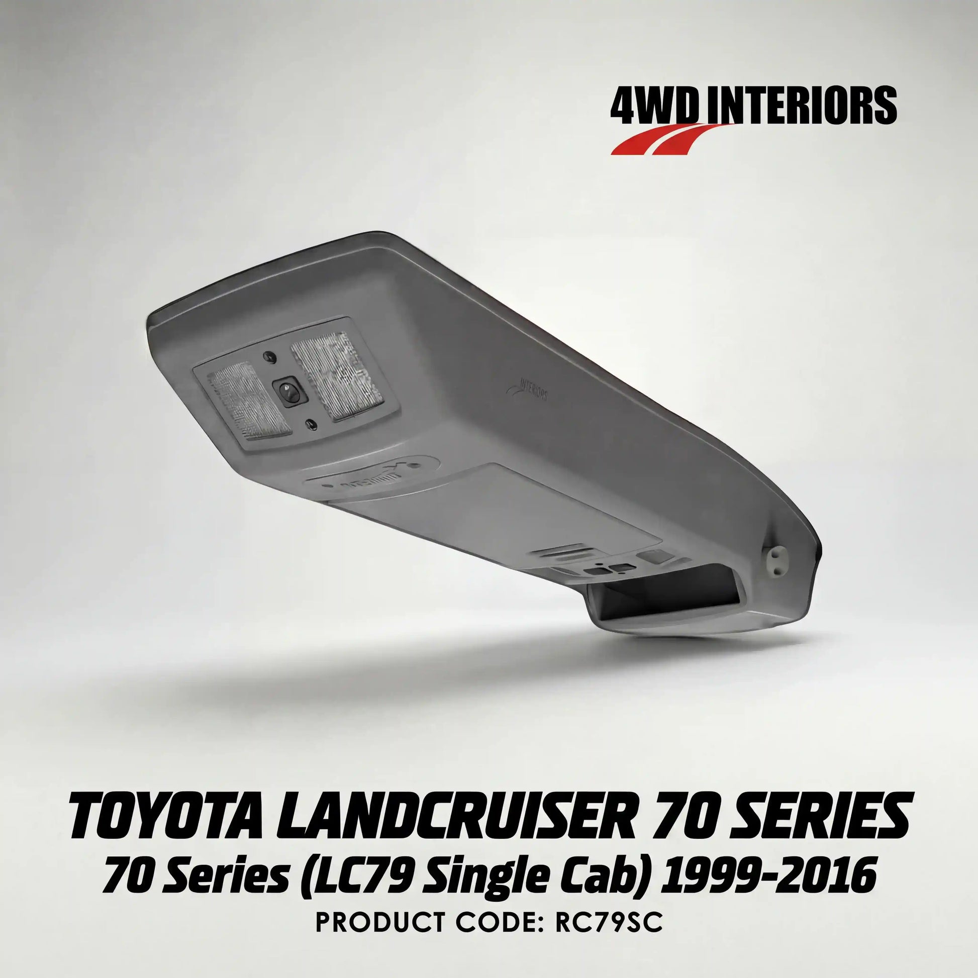 4WD-Interiors-Roof-Console-Suitable-for-Toyota-Landcruiser-70 Series-C79-Single Cab-1999-2016-RC79CC