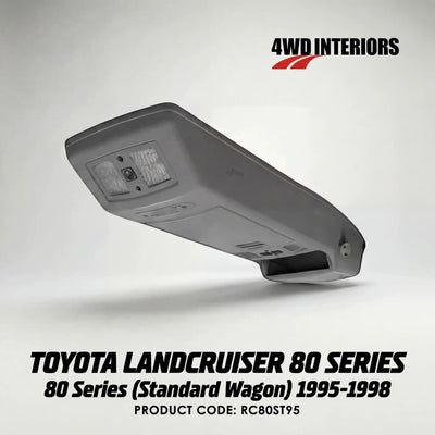 4WD-Interiors-Roof-Console-Suitable-for-Toyota-Landcruiser-80-Series-Standard-Wagon-1995-1998- RC80ST95