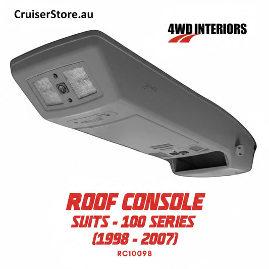 4WD Interiors Roof Console - Suitable for Toyota Landcruiser 100 Series 1998-2007 - RC10098