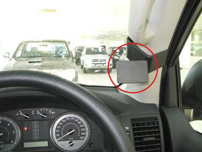 Car interior with a ClicOn right hand mount