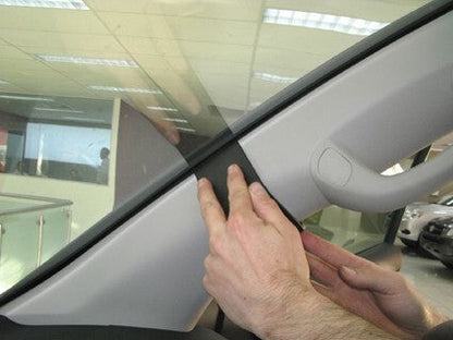 Person installing ClicOn mount on right side