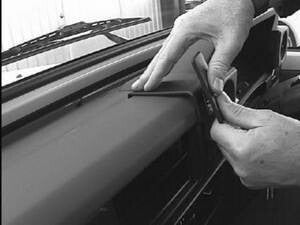 Person installing ClicOn Dash Mount