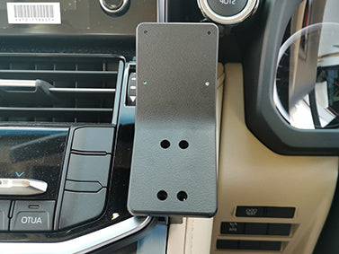 Car dashboard with ClicOn Dash Mount 
