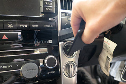 Hand installing a ClicOn Dash Mount