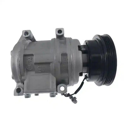 Car air conditioning compressor on a white background