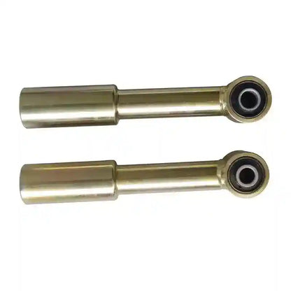Two Panhard Rod ends on a white background