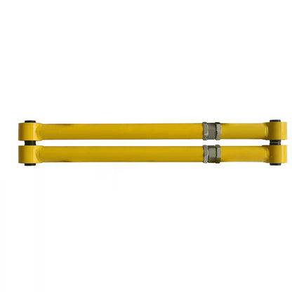 Two Yellow Adjustable Trailing Control Arms