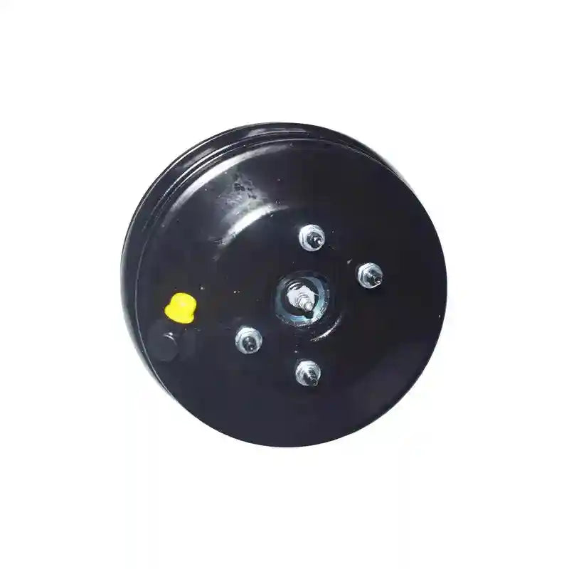 Frontal view of Dual Brake Booster with yellow cap