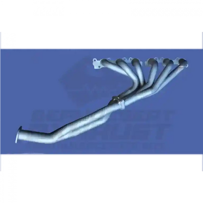 Beaudesert Exhaust pipe on a blue background with a brand logo.