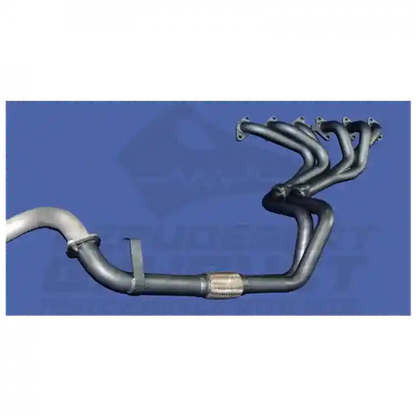 Beaudesert Exhaust on a blue background with a brand logo.