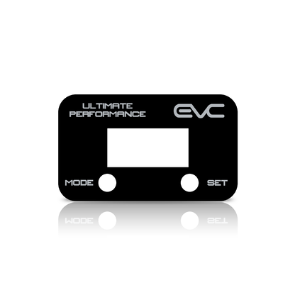 Black controller Faceplate with 'Ultimate Performance' and 'EVC' branding on a white background