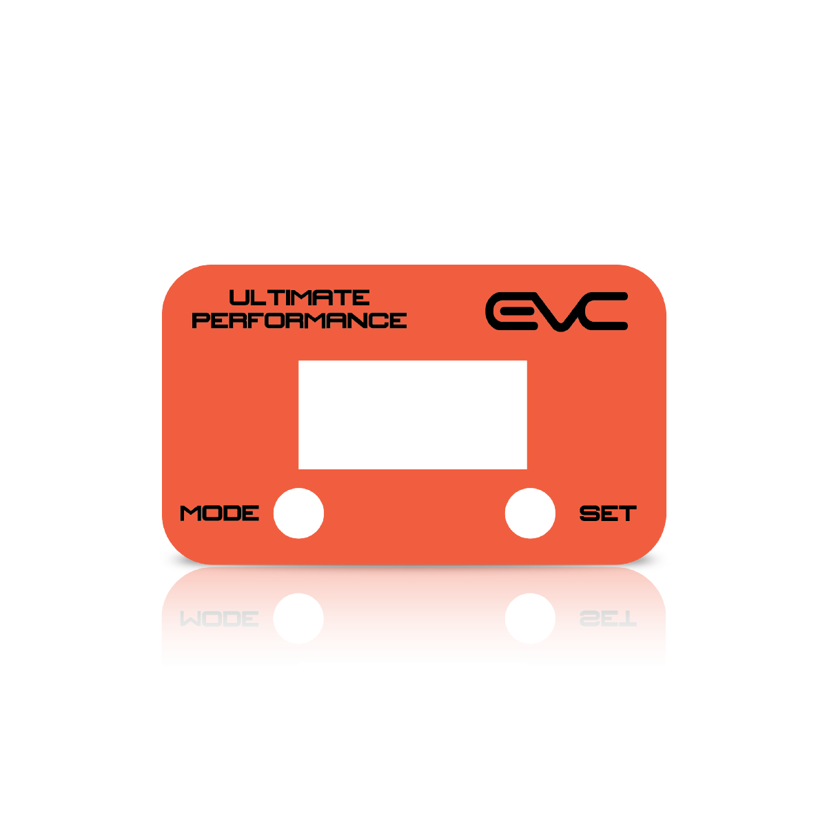 Orange EVC Faceplate with 'Ultimate Performance' text on a white background