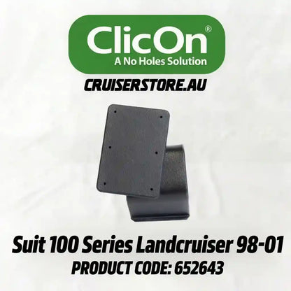 ClicOn product for 100 Series Landcruiser with branding and product code on a white background