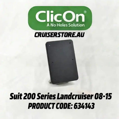Black product with ClicOn branding on a white background