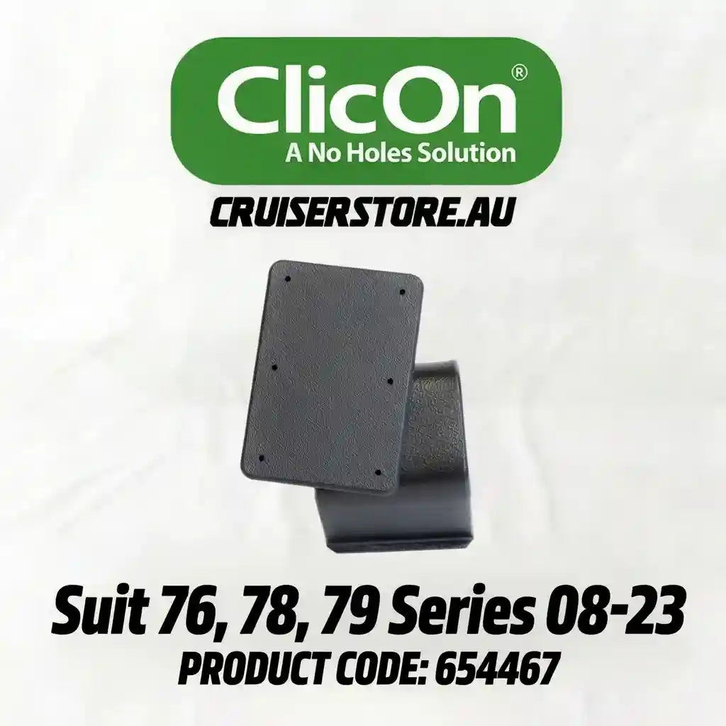 ClicOn product with branding and product details on a white background