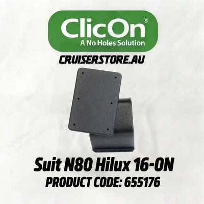 ClicOn product for N80 Hilux 16-on on a white background with branding and product code.