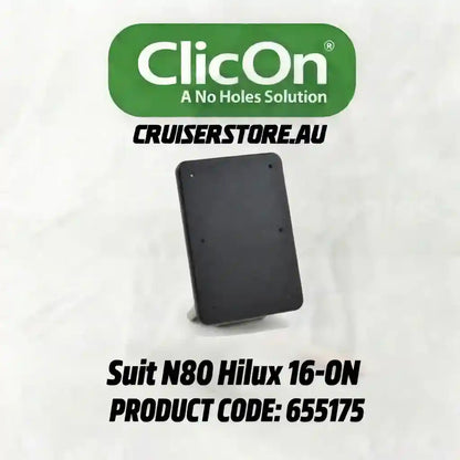 Black product with ClicOn branding on a white background