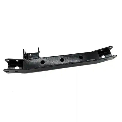 Black metal bracket on a white background