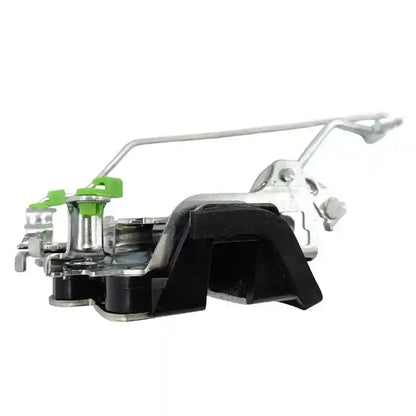 Mechanical Front Door Lock with a black and silver body on a white background