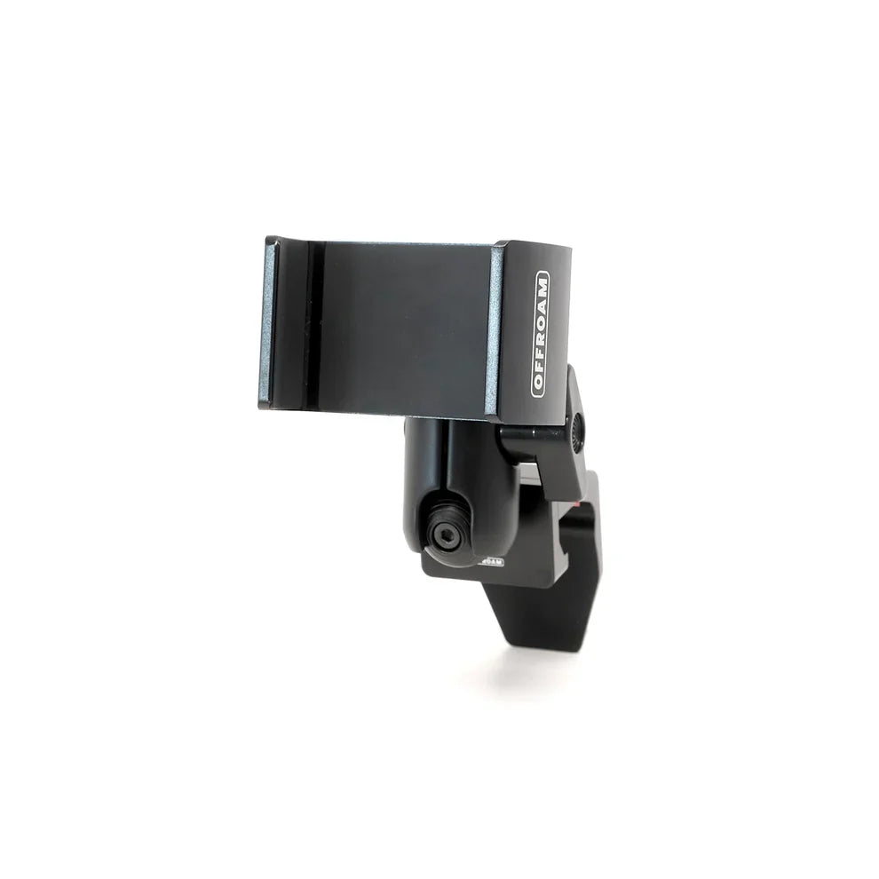 Black phone mount with 'Offroad' branding on a white background