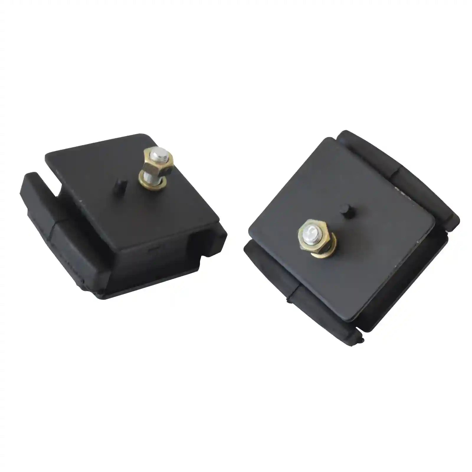 Front Engine Mounts with screws on a white background
