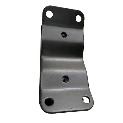 Metal bracket with multiple holes on a white background