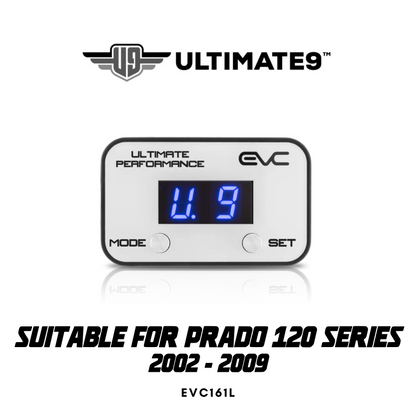 Digital gauge with 'Ultimate9' branding on a white background