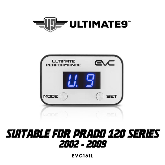 Digital gauge with 'Ultimate9' branding on a white background