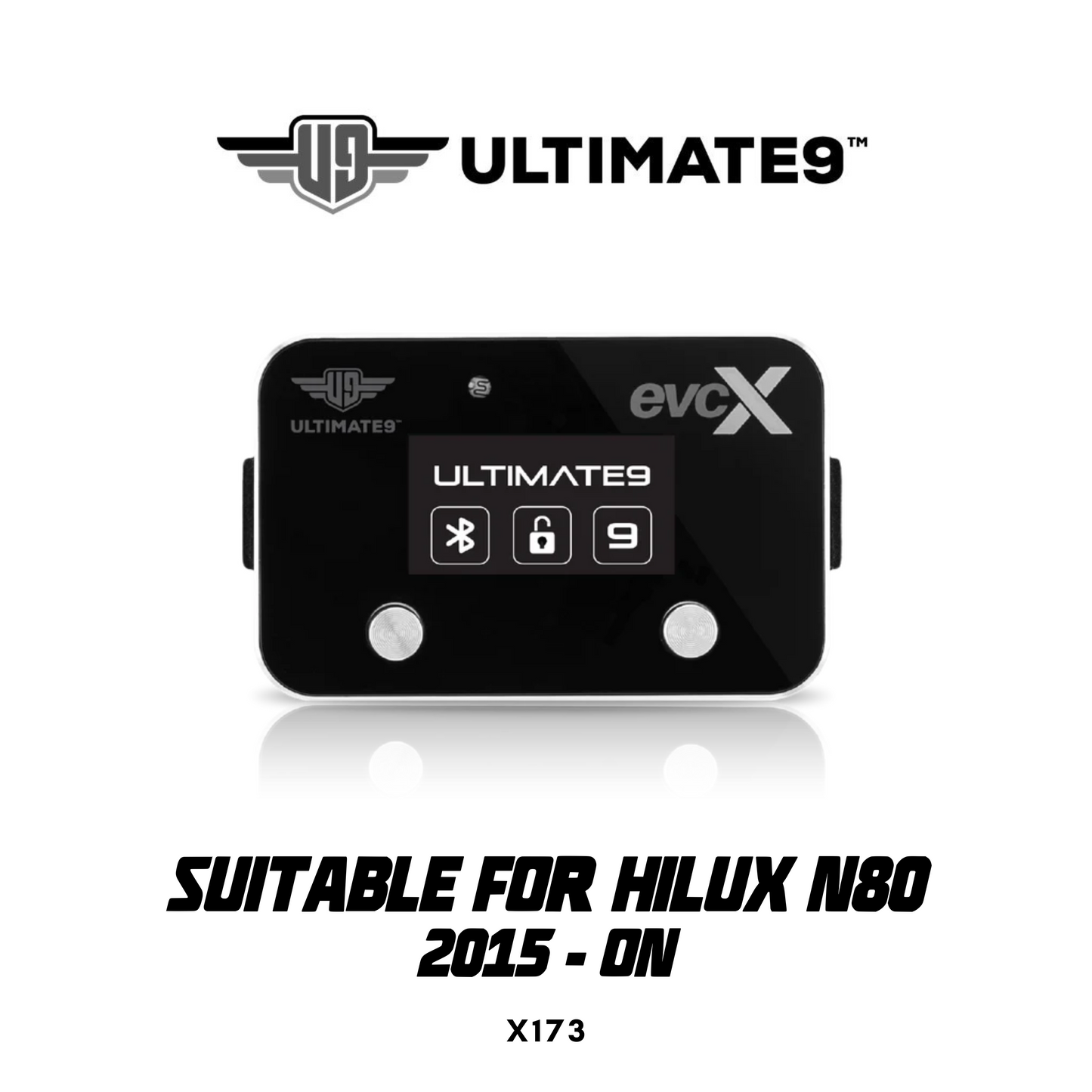 Black Throttle Controller with 'ULTIMATE9' branding on a white background