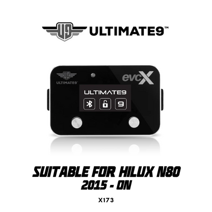Black Throttle Controller with 'ULTIMATE9' branding on a white background