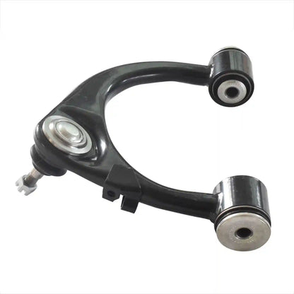 Car suspension control arm on a white background