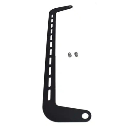 Fire Extinguisher Mounting Bracket with screws on a white background
