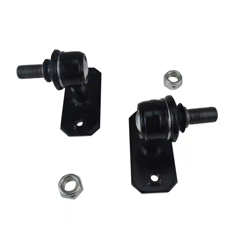 Two black Front Sway Bar Links with nuts