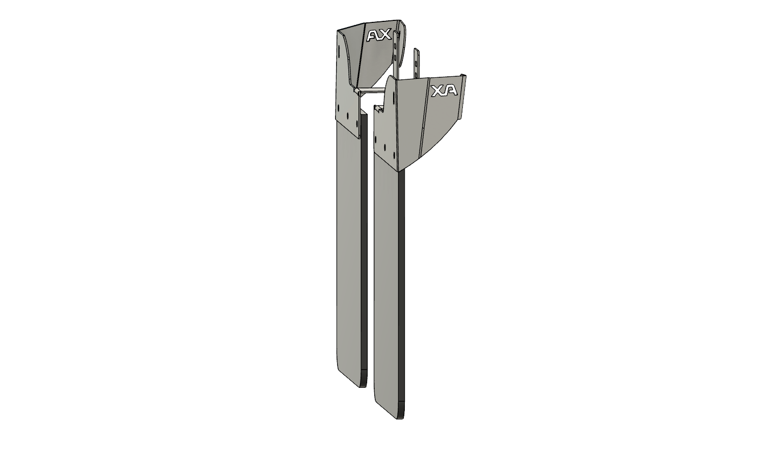 Front Mudflaps on a white background