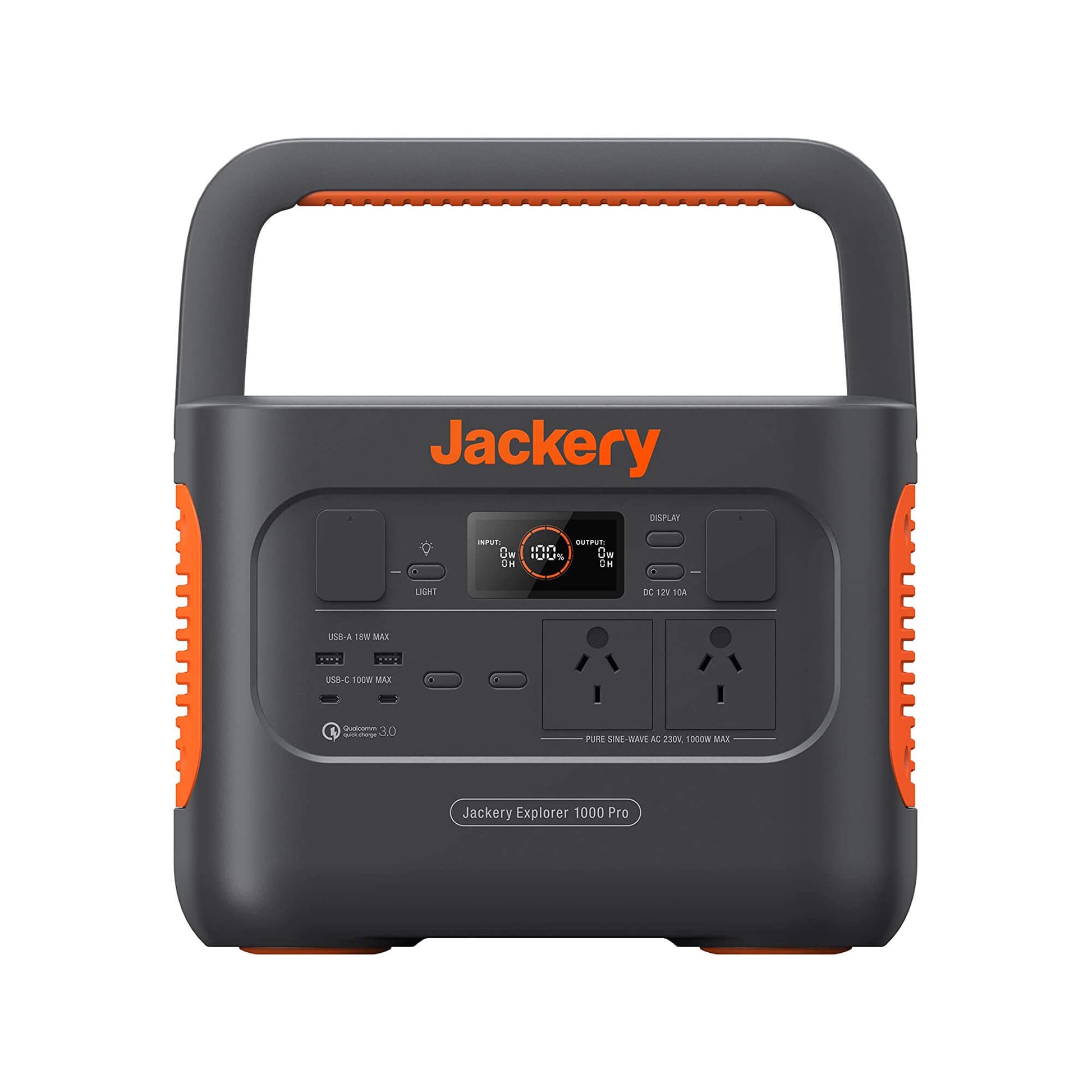 Jackery portable power station on a white background
