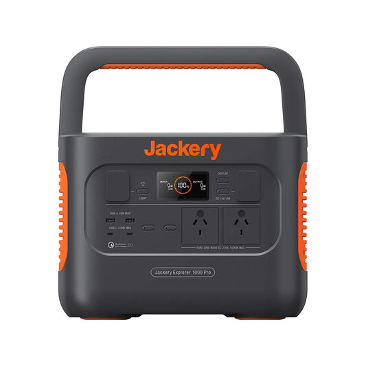 Jackery portable power station on a white background