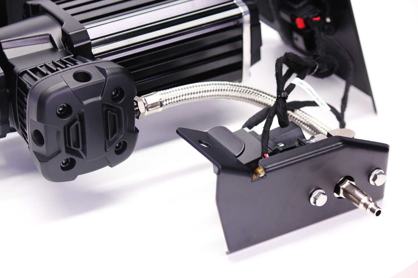 Close-up of a Air Compressor System 